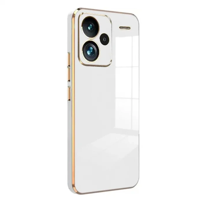 Xiaomi Redmi Note 13 Pro Plus Kılıf Volet Silikon - Beyaz