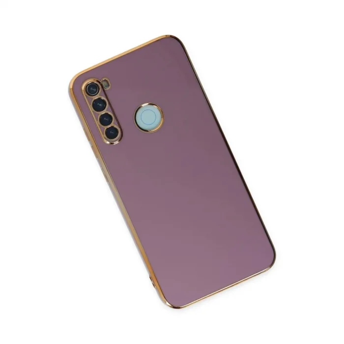 Xiaomi Redmi Note 8 Kılıf Volet Silikon - Mor