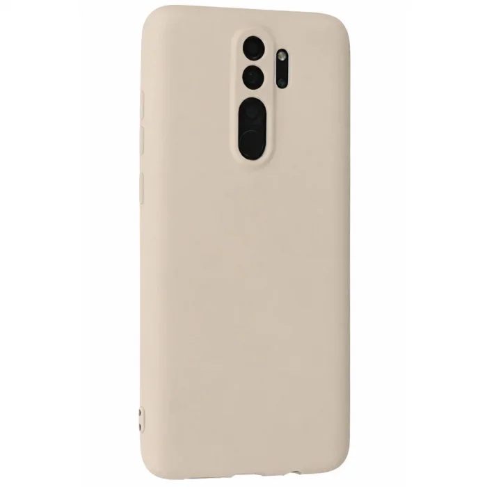 Xiaomi Redmi Note 8 Pro Kılıf First Silikon - Krem