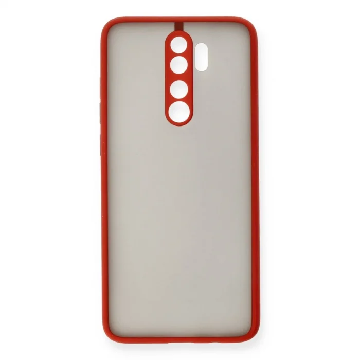 Xiaomi Redmi Note 8 Pro Kılıf Montreal Silikon Kapak - Kırmızı