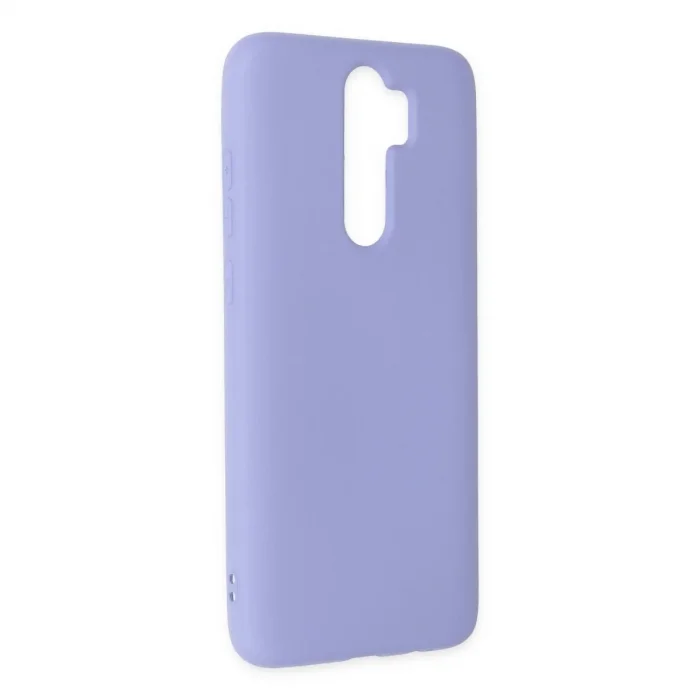 Xiaomi Redmi Note 8 Pro Kılıf Nano İçi Kadife Silikon - Lila