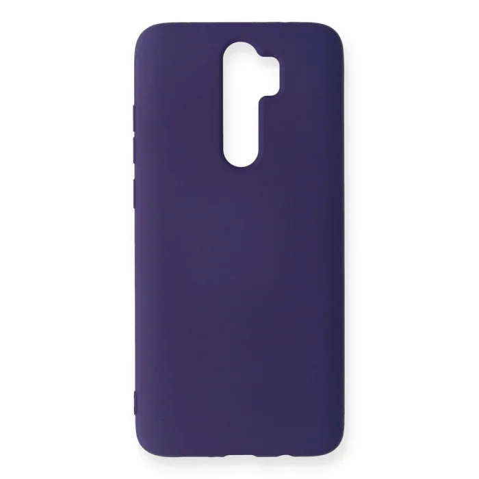 Xiaomi Redmi Note 8 Pro Kılıf Nano İçi Kadife Silikon - Mor