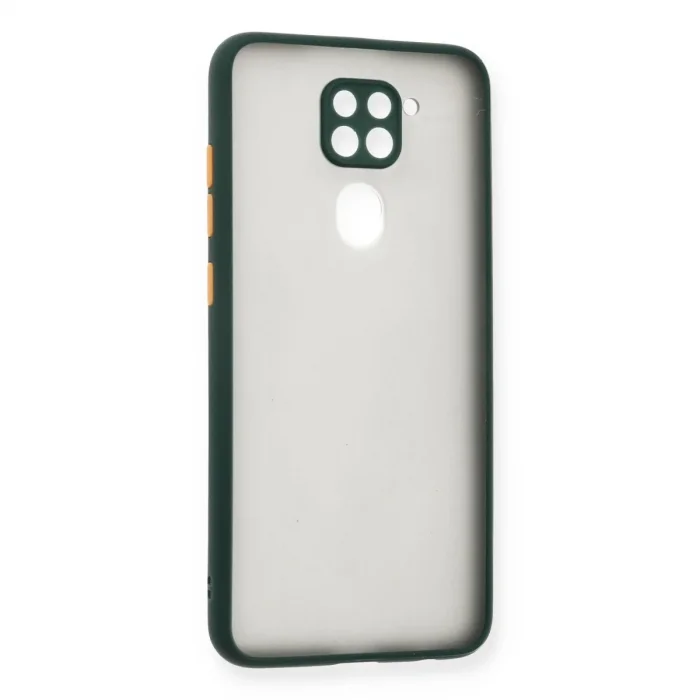 Xiaomi Redmi Note 9 Kılıf Montreal Silikon Kapak - Yeşil