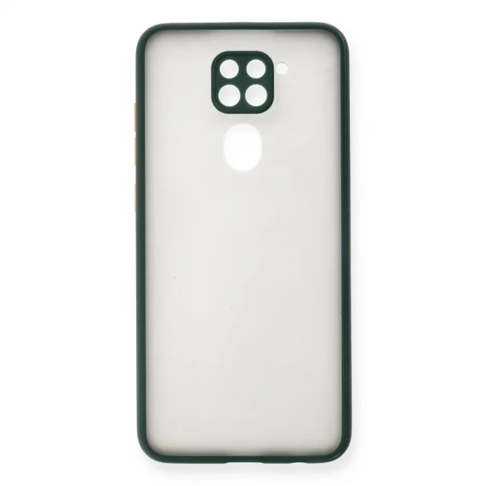 Xiaomi Redmi Note 9 Kılıf Montreal Silikon Kapak - Yeşil