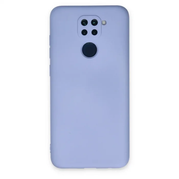 Xiaomi Redmi Note 9 Kılıf Nano İçi Kadife Silikon - Lila