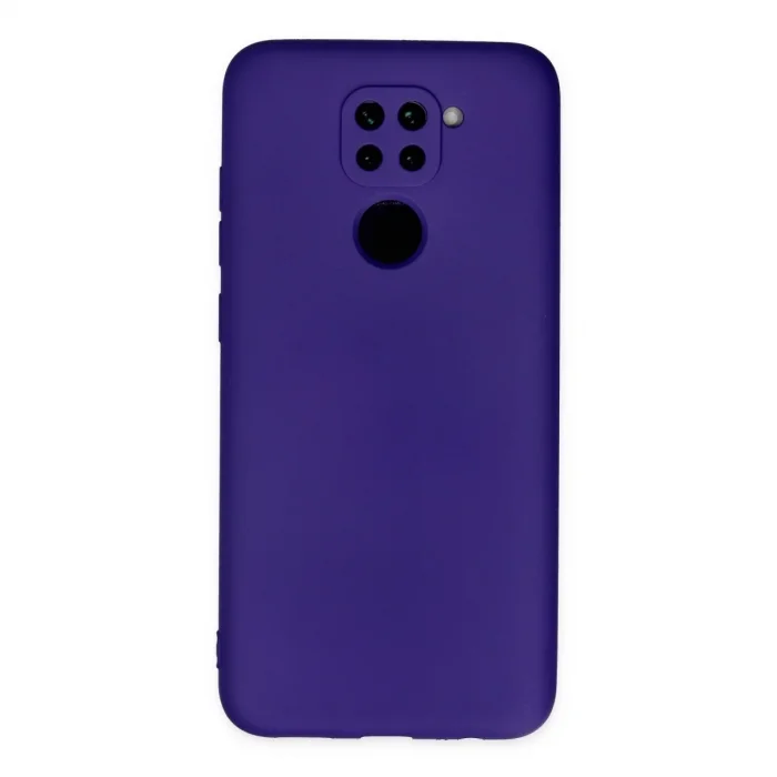Xiaomi Redmi Note 9 Kılıf Nano İçi Kadife Silikon - Mor