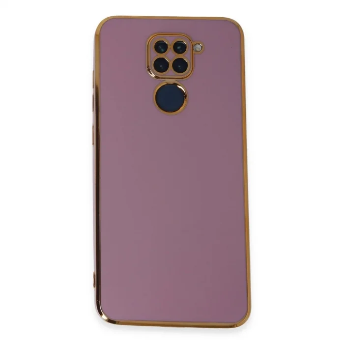 Xiaomi Redmi Note 9 Kılıf Volet Silikon - Mor