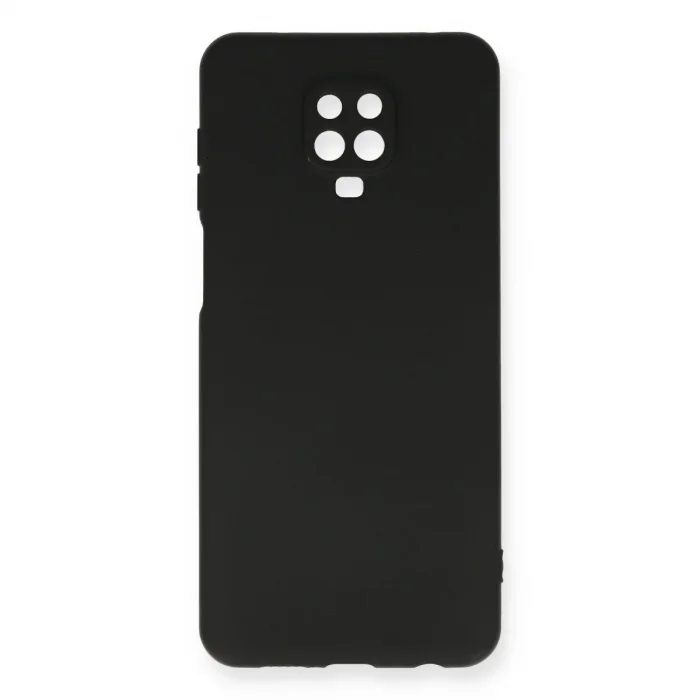 Xiaomi Redmi Note 9 Pro Kılıf Nano İçi Kadife Silikon - Siyah