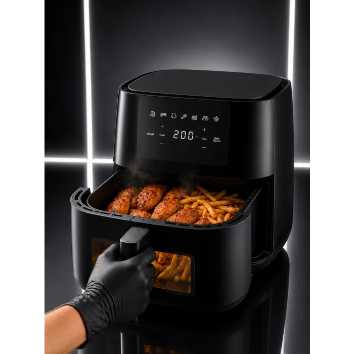 Geniş Hazneli Air Fryer Hızlı ve Pratik Pişirme Makinesi