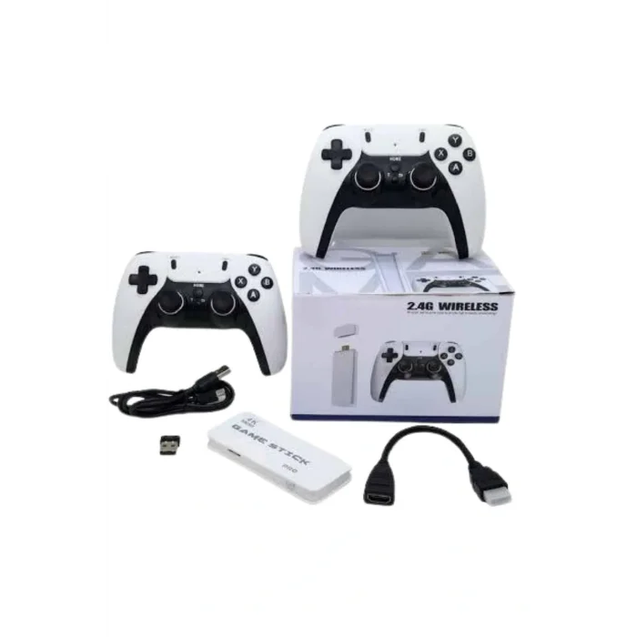 yeni nesil 3D 4K 2000 Oyunlu Game Stick Oyun Konsolu Çift Konsol
