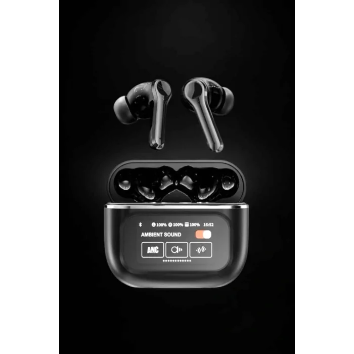 Yeni Nesil Bluetooth Kulaklık Ekranlı Yüksek Ses Kaliteli Uzun Şarj Süreli