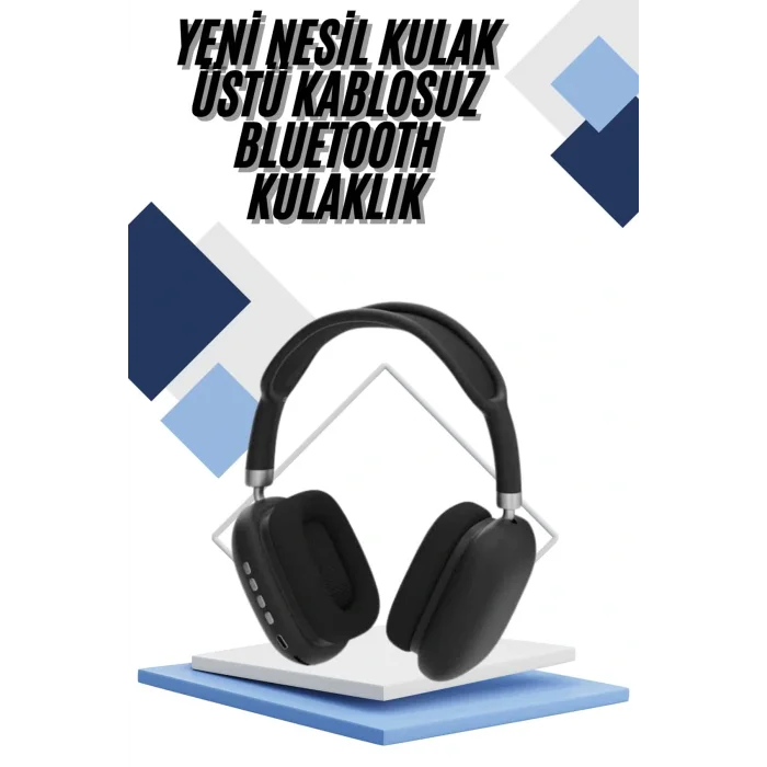 Yeni Nesil Bluetooth Kulaklık Kulak Üstü ANC Özelliği Yüksek Ses Kaliteli