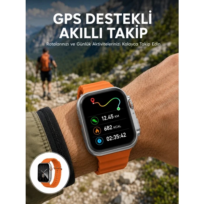 Yeni Nesil Çağrı Cevaplayabilen 47 MM Titreşimli Çok Fonksiyonlu Akıllı Saat Yeni Nesil