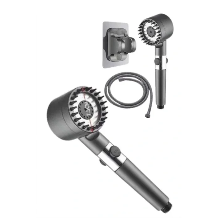 Yeni Nesil Duş Başlığı Paslanmaz Çelik Masaj Etkili Ergonomik Tasarım Su Basınçlı