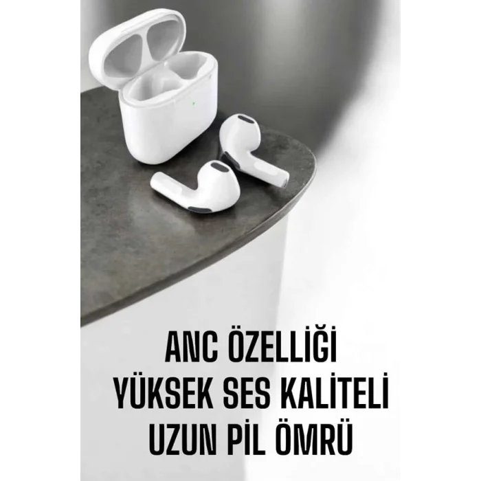 Yeni Nesil Pro Bluetooth Kulaklık Uzun Pil Ömrü Beyaz
