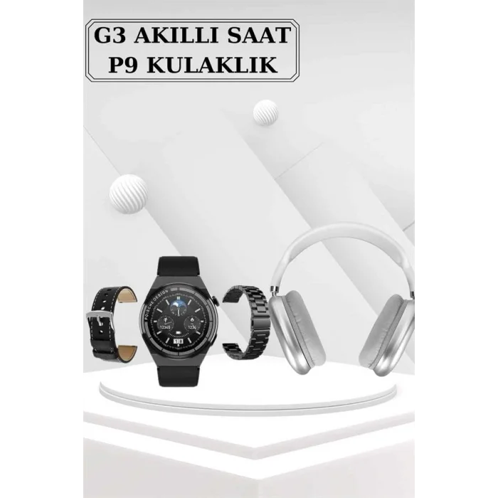 Yeni Nesil Sesli Görüşme Akıllı Saat ve Powerbank Çoklu Şarj Girişli Bluetooth Kulaklık Nabız Ölçer