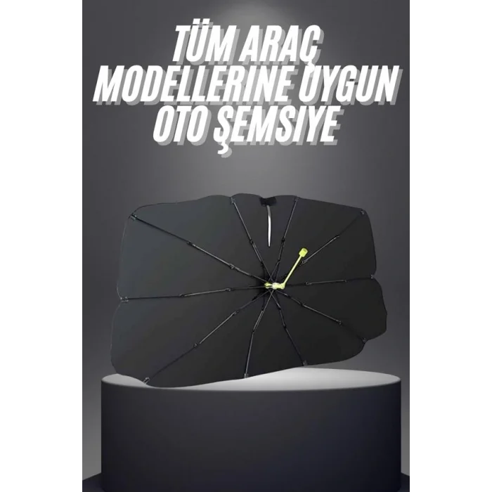 Yeni Nesil Tüm Araç Modellerine Uygun Oto Şemsiye Katlanabilir UV Işınlarına Karşı
