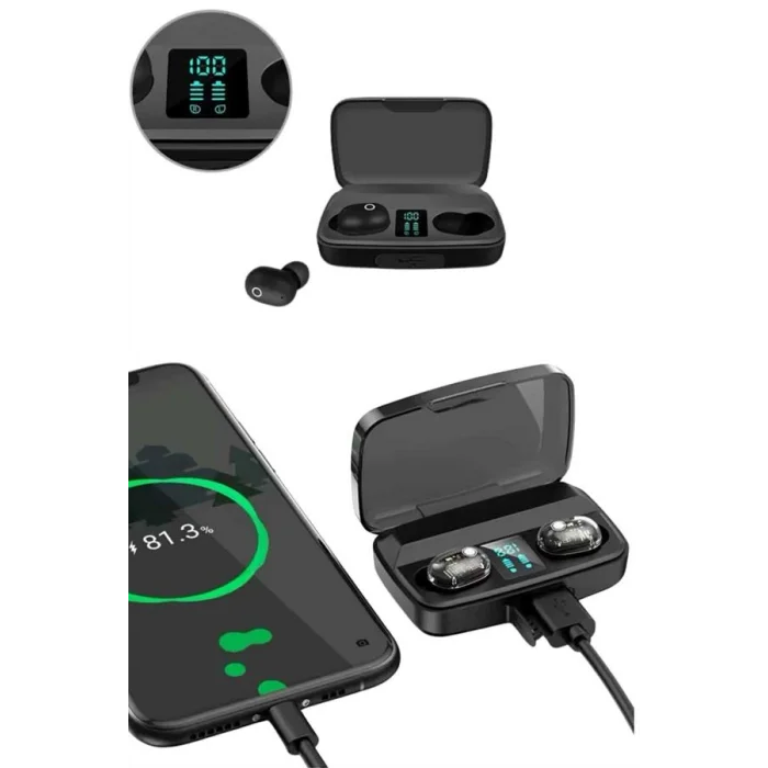 Yeni Nesil TWS Kablosuz Kulaklık Güçlü Batarya Yüksek Kalite Bluetooth 5.0 ANC Özelliği