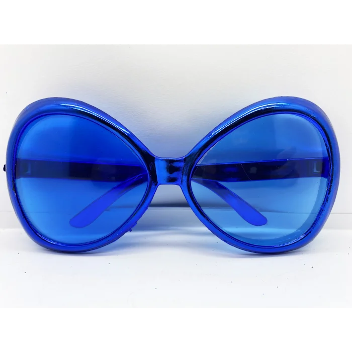 Yeşilçam Temalı Parti Gözlüğü Mavi Renk 7x16 cm (5047)