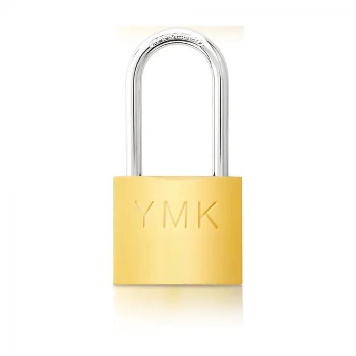 YMK Eko Sarı Boyalı Uzun Kancalı Asma Kilit 63mm