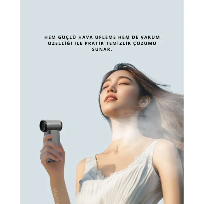 Yüksek Hızlı Kablosuz El Tipi Hava Üfleme Temizlik Cihazı