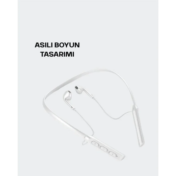 Yüksek Kapasiteli Pil Destekli Boyun Askılı Kulaklık – 100 Saat Dayanıklı