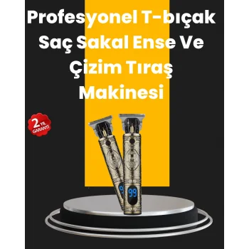 0.1 mm Hassas Kesim Tıraş Makinesi Şarjlı Metal Gövde