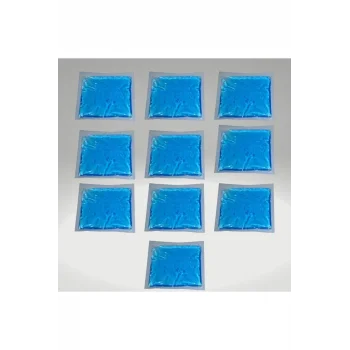 10 Adet Soğuk Sıcak Jel Kompres Termojel 13x13 Cm