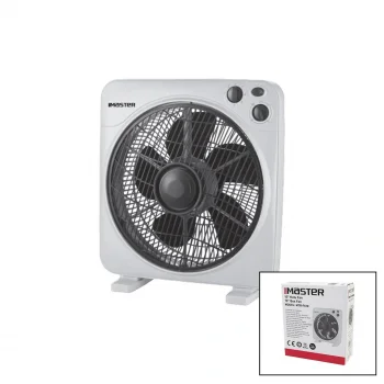 10 İNÇ  KUTU FAN  VANTİLATÖR  3 KADEME HIZ   6 PLASTİK KANAT 38W  60DK.ZAMAN AYARLI MTR-F610 (5047)