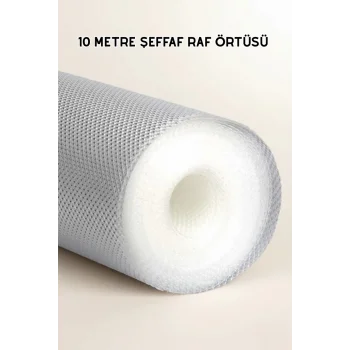 10 Metre Silikon Tabanlı Şeffaf Çekmece Düzenleyici Aparat