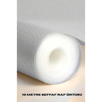 10 Metre Toz Korumalı Kaydırmaz Şeffaf Çekmece Organizeri