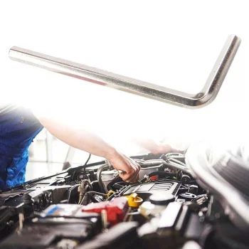 10 Parça Çelik Alyan Seti Kısa Düz Köşe Alyan Anahtar Takımı (5047)