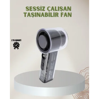 100 Kademeli Ayarlanabilir Mini Fan | Dijital Ekranlı Serinletici