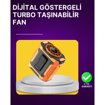 100 Kademeli Hız Ayarlı Taşınabilir Bel ve Boyun Fanı