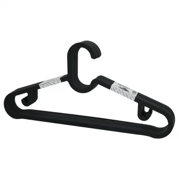 10PCS PLASTİK - ANTRASİT GRİ ELBİSE ASKISI (5047)