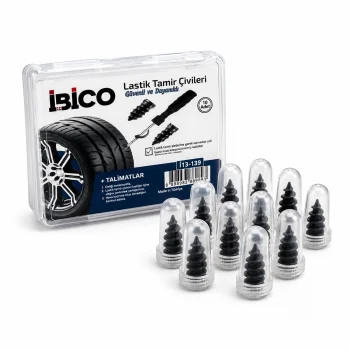 10PCS ŞEFFAF PLASTİK KUTULU LASTİK TAMİR ÇİVİSİ (5047)