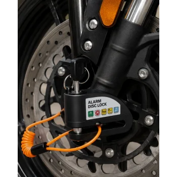 110 dB Alarmlı Disk Fren Kilidi Su Geçirmez Çelik Motosiklet Güvenlik Kilidi