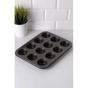 12li Yanmaz Yapışmaz Muffin Kek Kalıbı