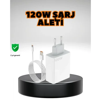 120 Watt Ultra Hızlı Şarj Seti Realme 7 8 9 Pro Uyumlu