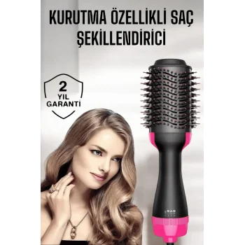1200 Watt Gücünde, Negatif İyon Teknolojili, 3 Isı Kademeli Fön Tarağı