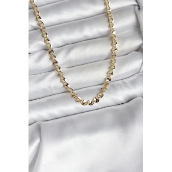 14K Gold Renk Kaplama Zincir Model CM Kadın Kolye