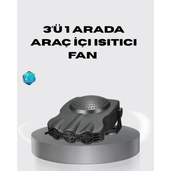 150W Araç İçi Isıtıcı ve Fan Kompakt Tasarım ve Hızlı Isıtma Özellikli