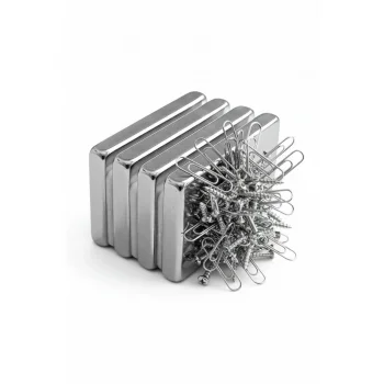 2 adet 40x20x5mm Neodyum Magnet Güçlü N35 Mıknatıs Köşeli Nikel Kaplama