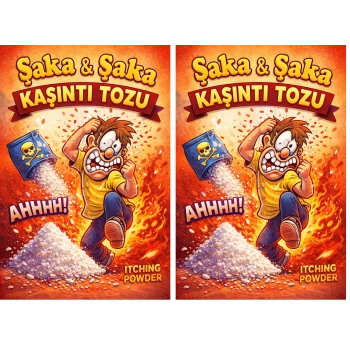 2 Adet Kaşıntı Tozu Şaka Kaşıntı Tozu Eğlence Şaka Amaçlı Toz