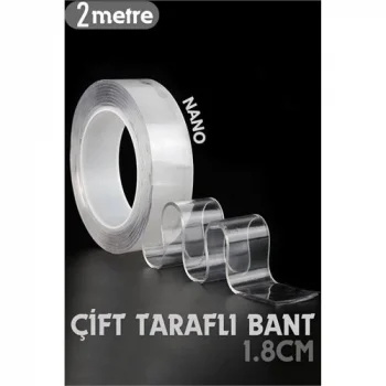 2 Metre Çift Taraflı Yapıştırıcı Bant Çivisiz Montaj 715471