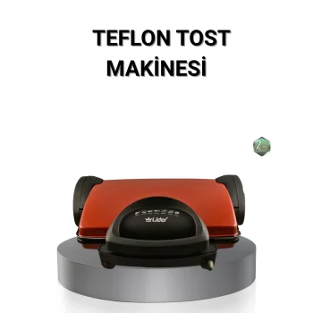 2000 Watt Tost Makinesi 6 Dilim Kapasiteli Döküm Plakalı Üç Kademeli Isı Ayarlı