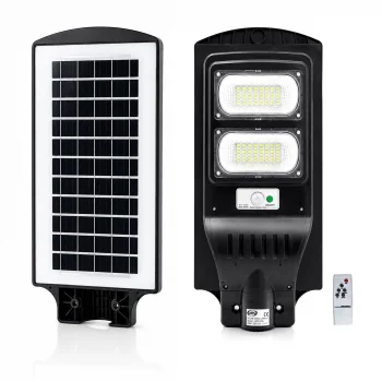 200W - 6500K SOLAR - GÜNEŞ ENERJİLİ SOKAK LAMBASI - ARMATÜR SENSÖRLÜ BAHÇE-BALKON-SOKAK ARS-348965 (5047)