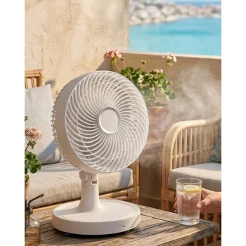 2200 RPM Mini Masaüstü Vantilatör Sessiz ve Güçlü Hava Akışlı Fan