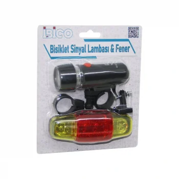 2İN1 BİSİKLET FENERİ SİNYALLİ LAMBA PİLLİ (5047)