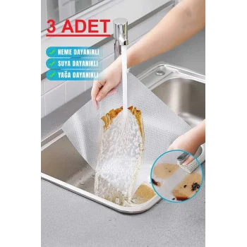 ( 3 Adet ) Çok Amaçlı Pratik Kaydırmaz 45 Cm X 3 Metre Raf Örtüsü (mutfak-dolap İçi-buzdolabı )